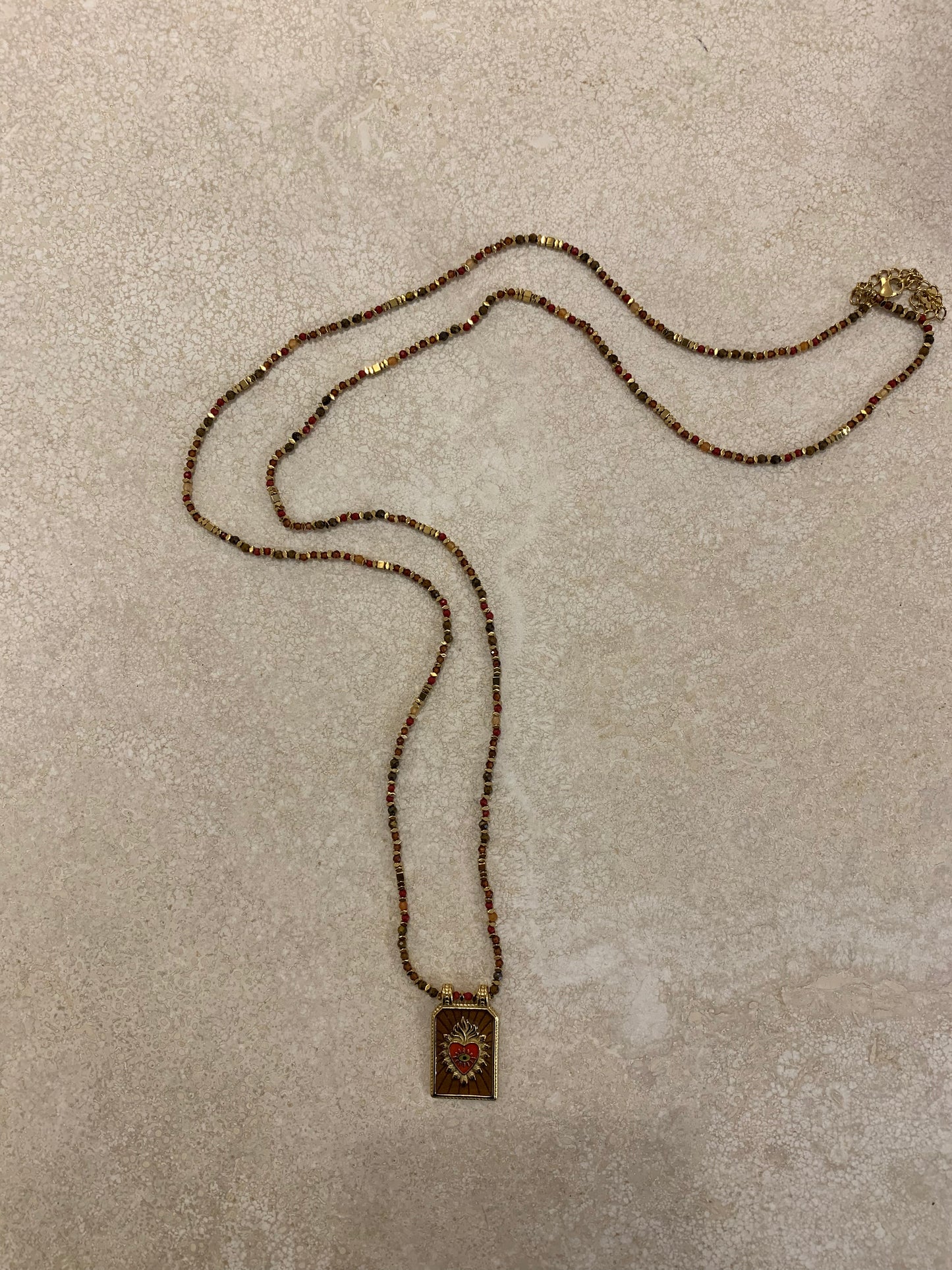 Collana Placchetta Cuore