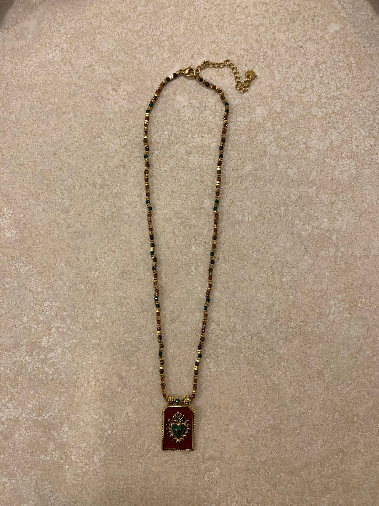 Collana Placchetta Cuore