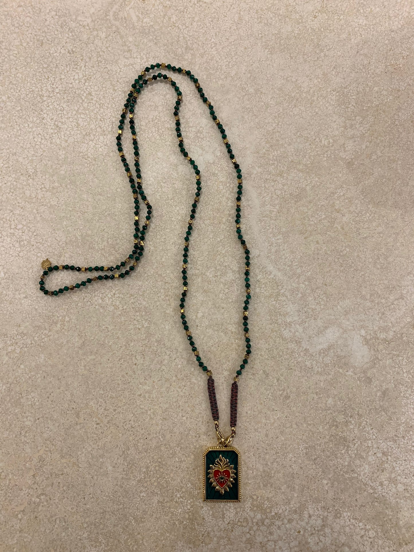 Collana Placchetta Cuore