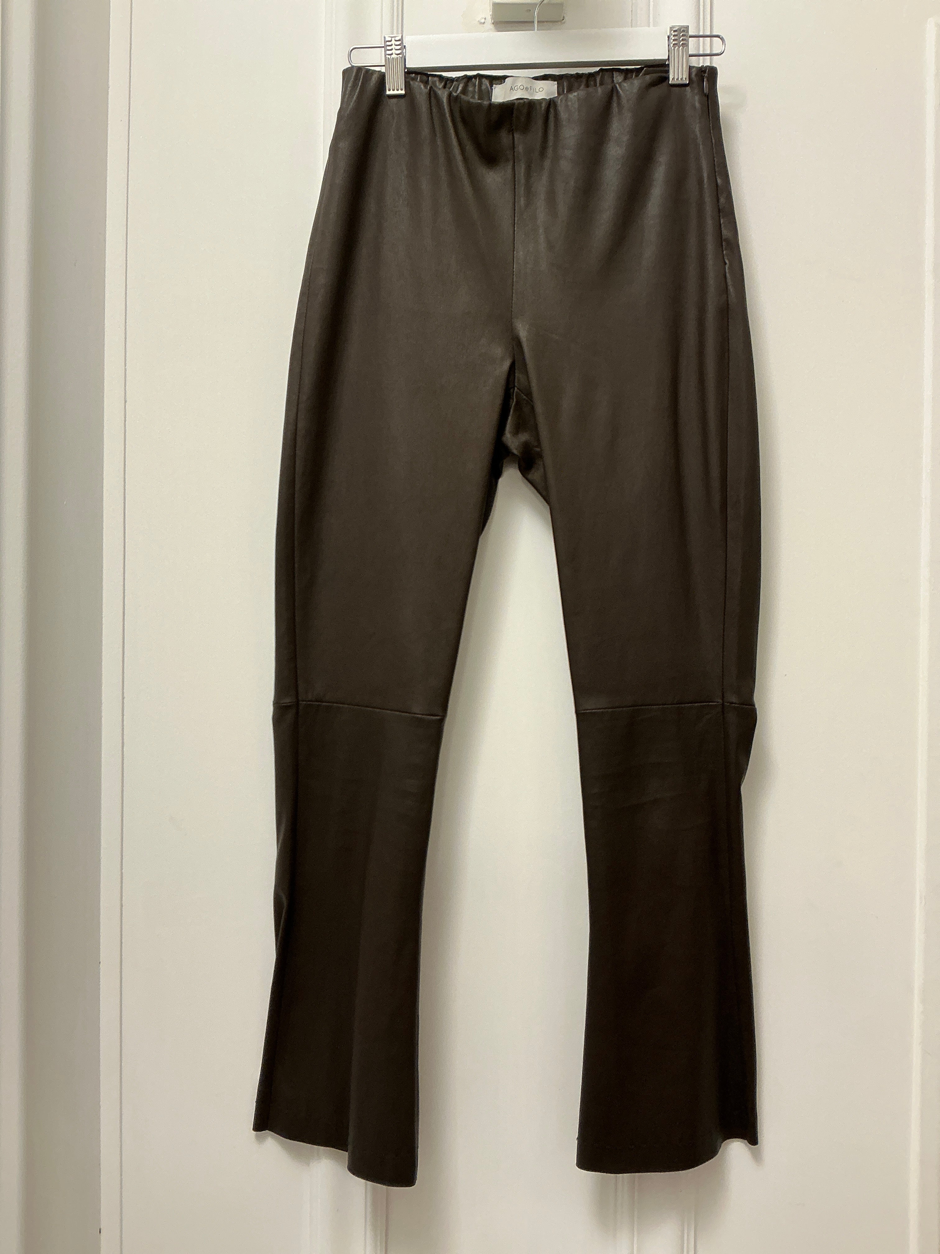 Pantaloni Trombetta Pelle
