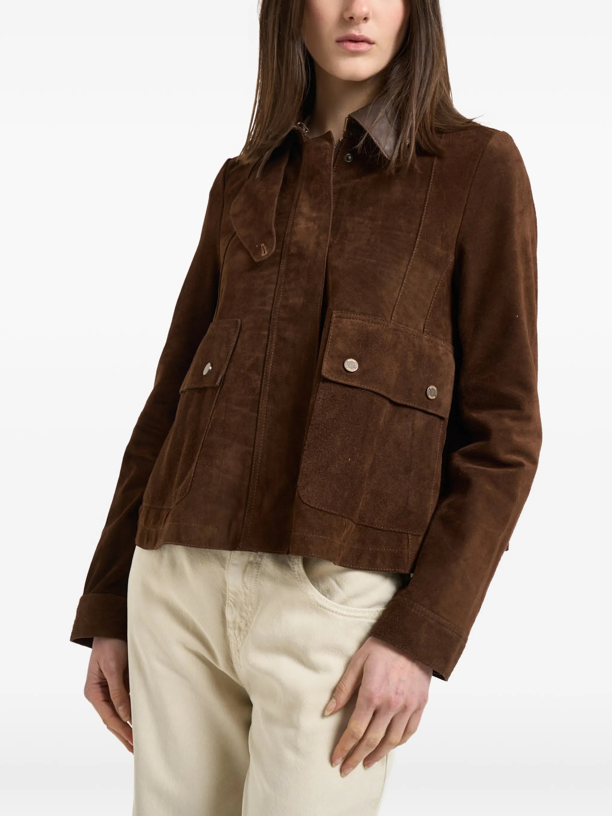 Giacchino Corto Camoscio