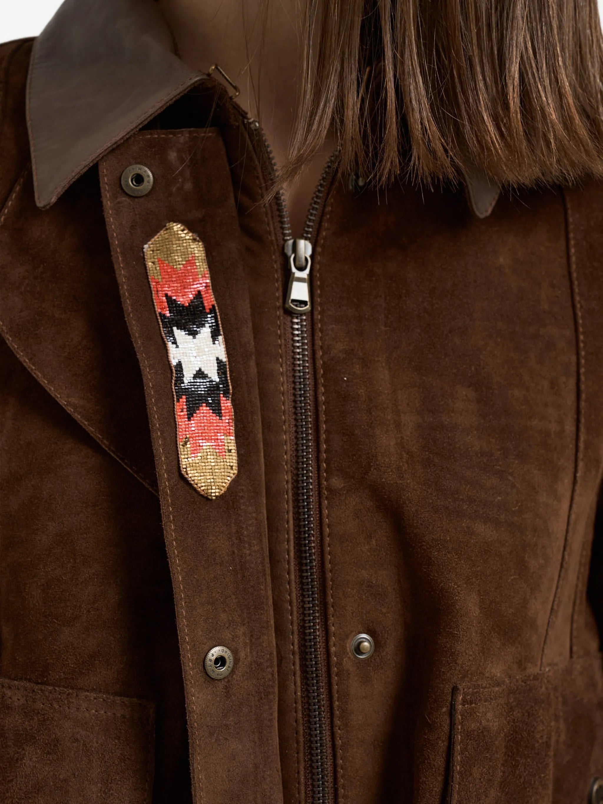 Giacchino Corto Camoscio