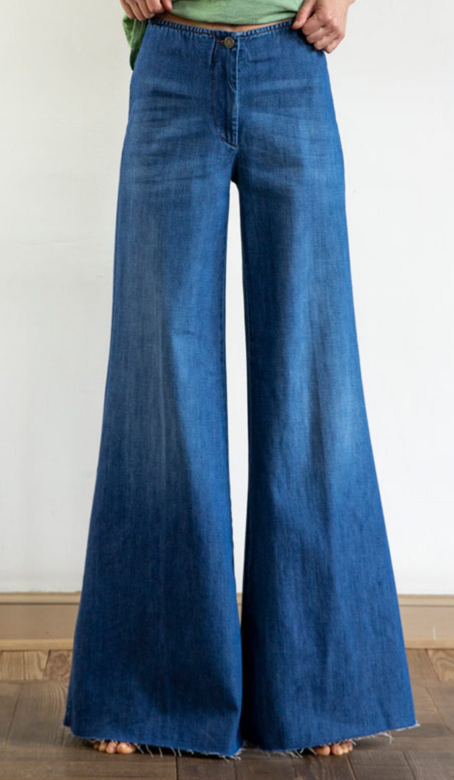 Jeans Stretch Wide Leg Favignana