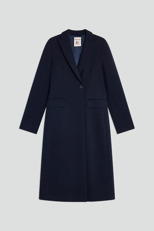 Cappotto Monopetto Punto Milano Blu