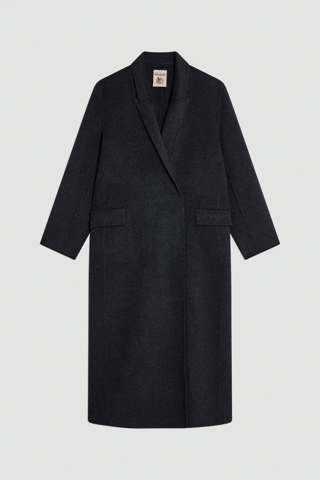 Cappotto Panno con Cinta Ecopelle