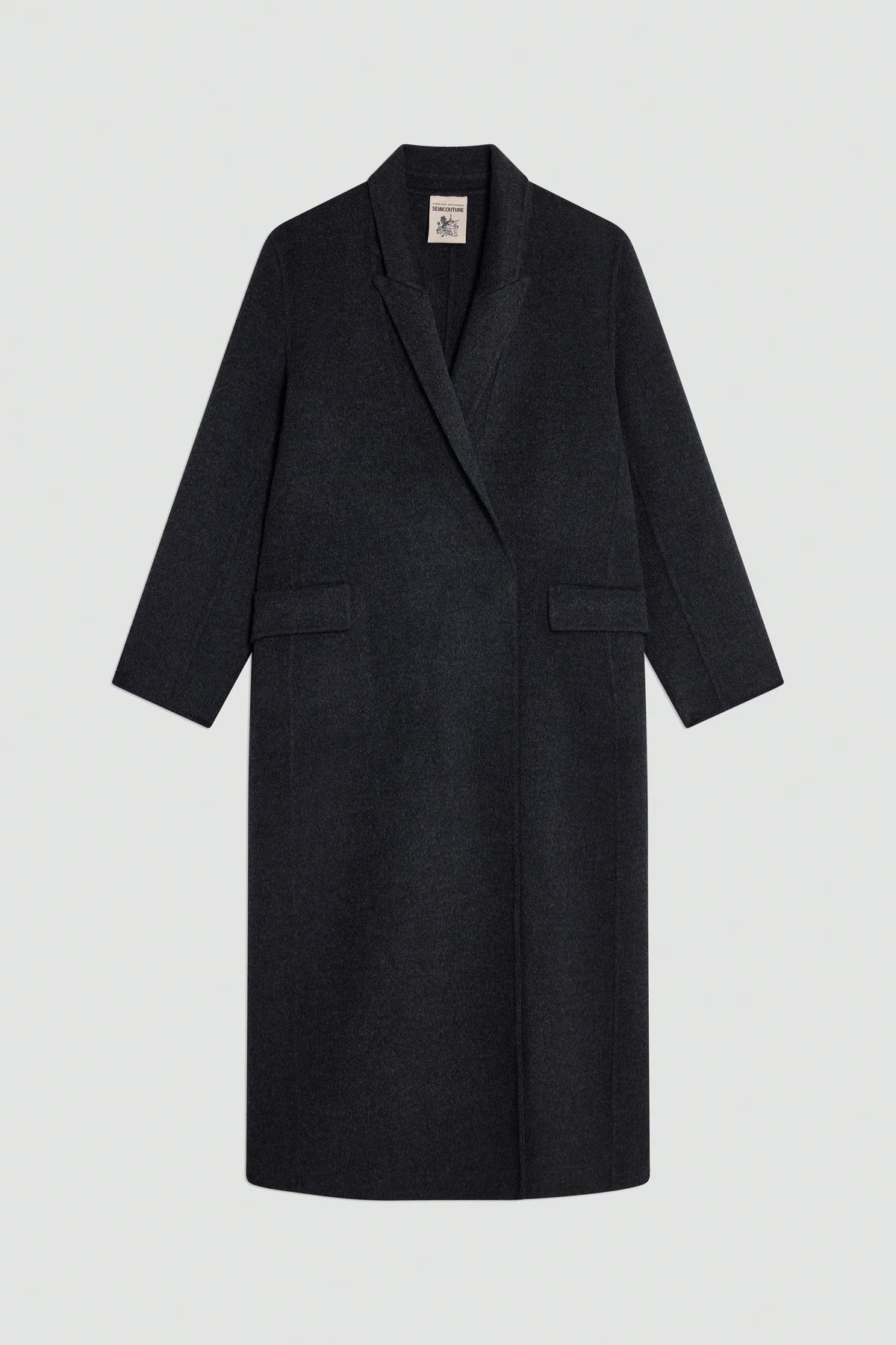 Cappotto Panno con Cinta Ecopelle