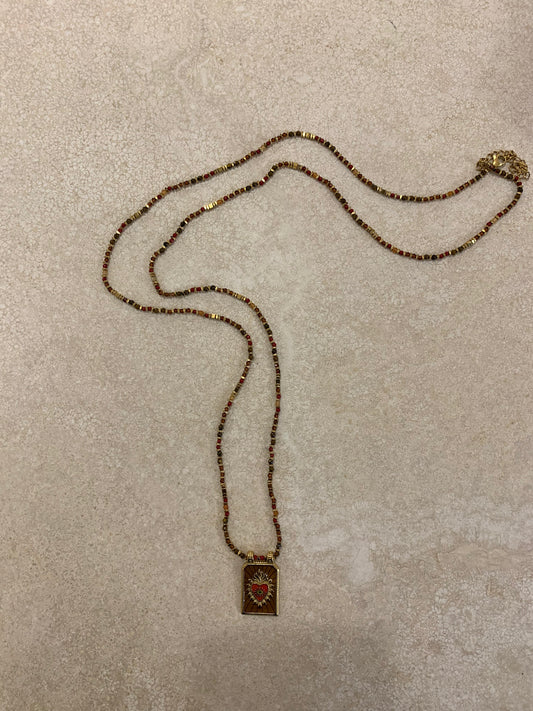 Collana Placchetta Cuore