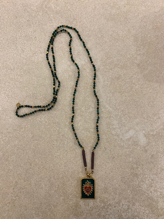 Collana Placchetta Cuore