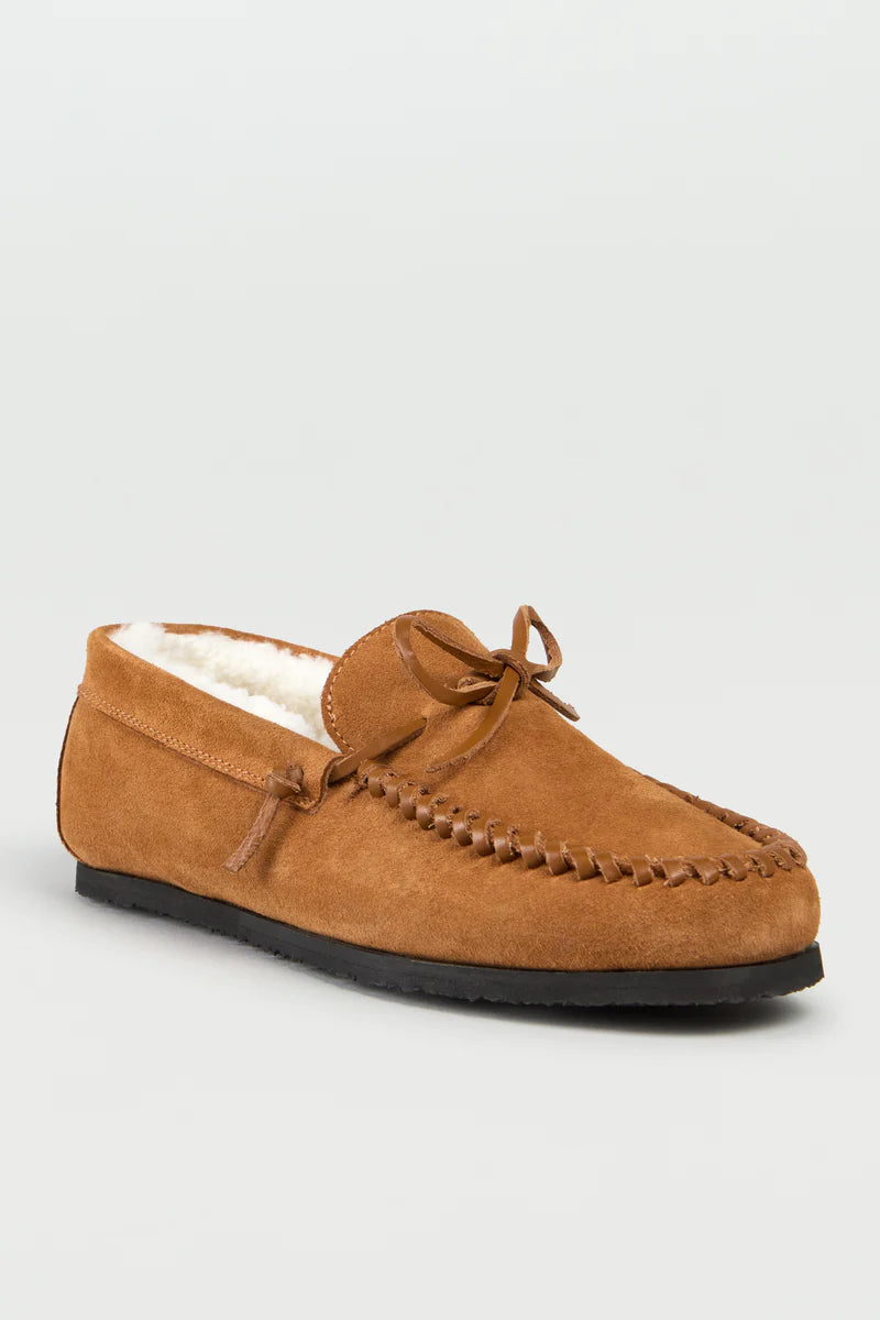 Mocassino Scamosciato con Pelliccetta